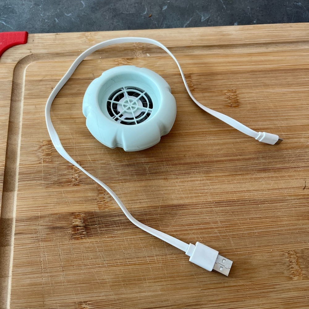 Scentsy Air Solo - Mint Green Portable Fan with USB Cable
